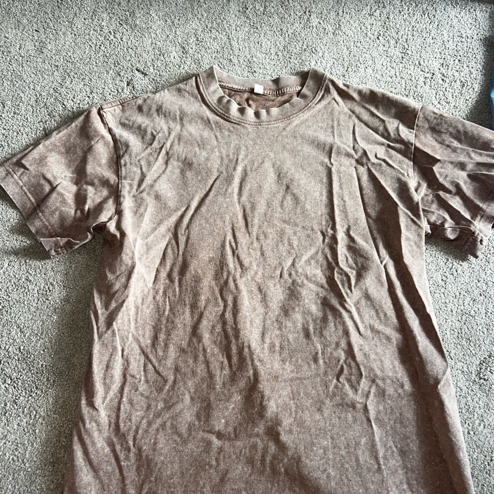 Women’s Washed Vintage Oversized T-Shirt Casual Baggy